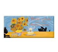 ART GRAFIK-Mini tablette chocolat lait « Mille soleils pour ton Anniversaire" Art Grafik - 30 g