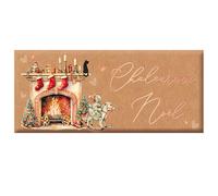 ART GRAFIK-Mini tablette de chocolat au lait « Chaleureux Noël » Art Grafik