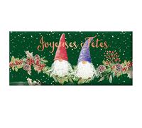 ART GRAFIK-Mini tablette de chocolat au lait « Joyeuses Fêtes » Art Grafik