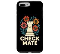 Art Graphique Amusant Check Mate Chess Flower Coque pour iPhone 7 Plus/8 Plus
