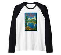 Art graphique Bar Harbor Maine ME Manche Raglan