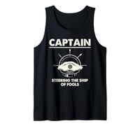 Art Graphique Captain Ship of Fools Humour Nautique Débardeur