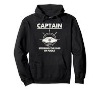 Art Graphique Captain Ship of Fools Humour Nautique Sweat à Capuche