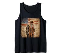 Art graphique cool pour homme - Drapeau USA vintage patriotique américain Débardeur