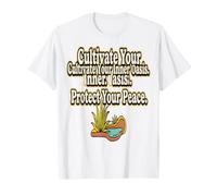 Art Graphique de la Paix intérieure, Dicton, Pleine Conscience, méditation T-Shirt