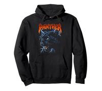 Art Graphique de panthère Noire pour passionnés de la Nature Sweat à Capuche