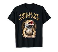Art graphique Dragon barbu « This Is My Happy Face » T-Shirt