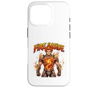 Art Graphique Fire Inside Burning Power Hero Coque pour iPhone 16 Pro