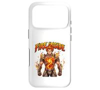 Art Graphique Fire Inside Burning Power Hero Coque pour iPhone 17 Pro