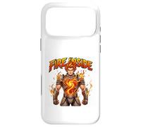 Art Graphique Fire Inside Burning Power Hero Coque pour iPhone 17 Pro Max
