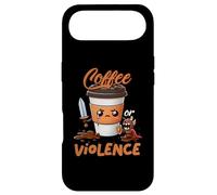 Art Graphique Funny Before Coffee Or Choose-Violence Meme Coque pour iPhone Air