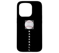 Art Graphique Minimaliste pour Fan d'équipe de Joueur de Baseball Coque pour iPhone 15 Pro