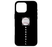 Art Graphique Minimaliste pour Fan d'équipe de Joueur de Baseball Coque pour iPhone 16 Pro Max