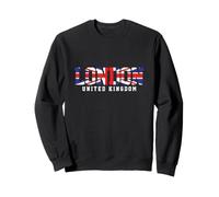 Art Graphique Patriotique du Royaume-Uni Sweatshirt