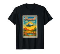 Art graphique rétro vintage Roswell New Mexico NM UFOlogy T-Shirt