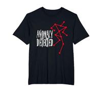 Art Graphique Science-Fiction détecté des Anomalies T-Shirt, Homme Grandes Tailles, Noir, 2X Tall
