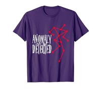 Art Graphique Science-Fiction détecté des Anomalies T-Shirt, Homme, Violet, XXL