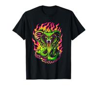 Art Graphique Serpent psychédélique pour Les Amoureux de la Nature et Les Artistes T-Shirt