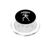 Art Graphique Vieilli du Rugby néo-zélandais - Guerrier Haka Maori PopSockets PopGrip pour MagSafe