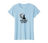 Art Guerrier Japonais Samouraï Spirit pour Homme T-Shirt, Femme, Bleu Céleste, 3XL