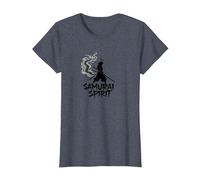 Art Guerrier Japonais Samouraï Spirit pour Homme T-Shirt, Femme, Bleu Chiné, L