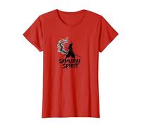 Art Guerrier Japonais Samouraï Spirit pour Homme T-Shirt, Femme, Rouge, 3XL