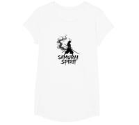 Art Guerrier Japonais Samouraï Spirit pour Homme T-Shirt, Fille, Blanc, M
