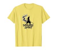 Art Guerrier Japonais Samouraï Spirit pour Homme T-Shirt, Homme, Citron, 3XL