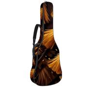 Art Halloween Broom 23 Sac pour guitare acoustique avec 2 poches, bandoulière réglable et crochet arrière, convient pour guitares électriques, basses et guitares classiques, Balai pour Halloween,