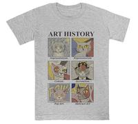 Art History T-Shirt Gris À Manches Courtes Kids Tee