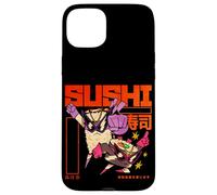 Art Humoristique pour Les Amoureux du Sushi Coque pour iPhone 15 Plus