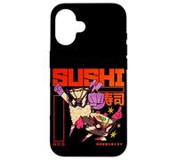 Art Humoristique pour Les Amoureux du Sushi Coque pour iPhone 16