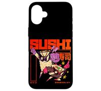 Art Humoristique pour Les Amoureux du Sushi Coque pour iPhone 16 Plus