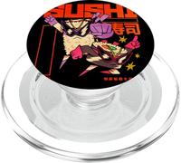 Art Humoristique pour Les Amoureux du Sushi PopSockets PopGrip pour MagSafe