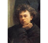 Art imprime image abstrait impressions artistiques Peinture célèbre Portrait d'Arthur Rimbaud Détail par Ignace Henri Jean Fantin Latour pour Salon 60x90cm