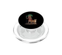 Art indigène Mexicain Guerrier aztèque Jaguar Maya PopSockets PopGrip pour MagSafe