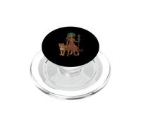 Art indigène Mexicain Guerrier aztèque Jaguar Maya PopSockets PopGrip pour MagSafe