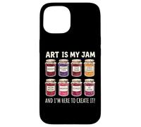 Art is My Jam and I'm Here to Create It Salle De oque pour iPhone 15