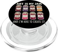 Art is My Jam and I'm Here to Create It Salle De Classe PopSockets PopGrip pour MagSafe