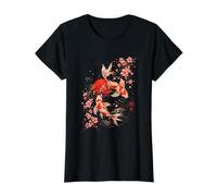 Art Japonais : carpes koï et Fleurs de Cerisier T-Shirt Graphique avec Valeur