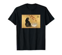 Art Japonais Chat Ramen Neko Kanji Esthétique T-Shirt