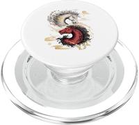 Art Japonais Cheval Bien et Diable Équitation Chevaux PopSockets PopGrip pour MagSafe