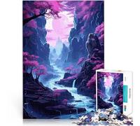 Art Japonais des Fleurs de Cerisier Puzzle 1000 pièces pour Adolescents Jeux Jouets Cadeaux pour la décoration intérieure 38x26cm
