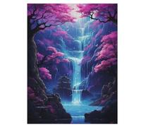 Art Japonais du Cerisier Puzzles Adulte - Puzzle en Bois 500 Pièces - Challenge - Adultes Et Enfants Dès 12 Ans 55×41cm
