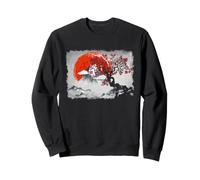 Art Japonais en Fleurs de Cerisier Mont Fuji Sakura Torii Culture Sweatshirt