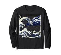 Art Japonais Great Wave Off Kanagawa Ukiyo-e Art Hommes Femmes Enfants Manche Longue