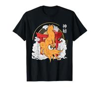 Art Japonais Kitsune Fox Art Mystique Folklore Yokai Culture T-Shirt