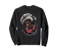 Art Japonais Lion de Mer Bien Et Diable Sweatshirt