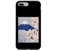 Art Japonais Mount Fuji Sakura Chrysanthème Wave Art Femme Homme Coque pour iPhone 7 Plus/8 Plus