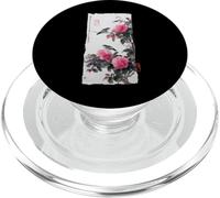 Art Japonais Oiseaux sur Branche de Fleurs de camélia Vintage PopSockets PopGrip pour MagSafe